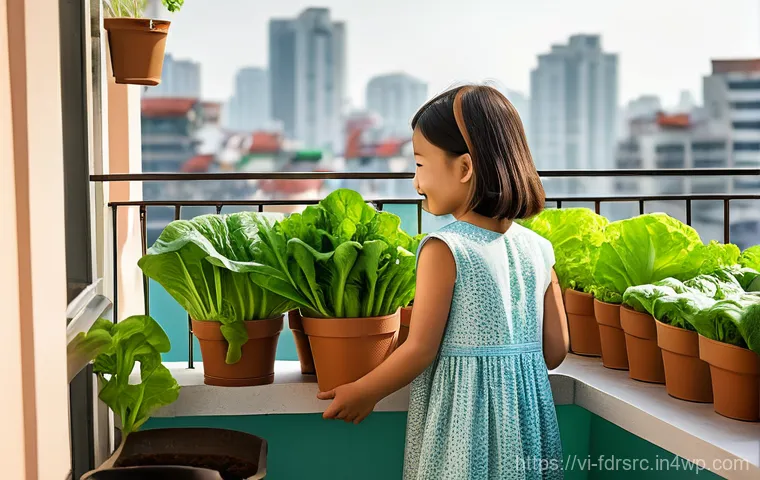 도시 식량 정의를 위한 지식 공유 플랫폼 - **Prompt 1: Urban Balcony Garden Harvest**
    "A heartwarming scene on a sun-drenched urban apartme...
